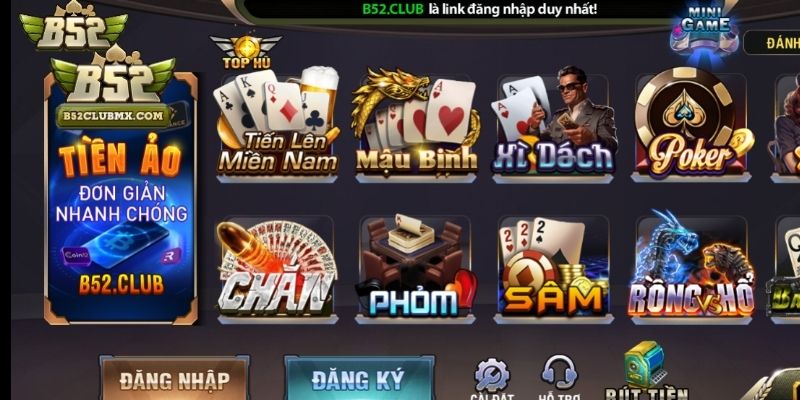 Chuyên mục kho game b52 club casino mang đến những màn chơi cuốn hút