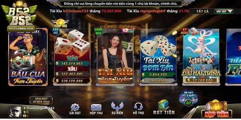 Việc rút tiền B52Club tương đối dễ làm và chính xác Việc rút tiền B52Club tương đối dễ làm và chính xác